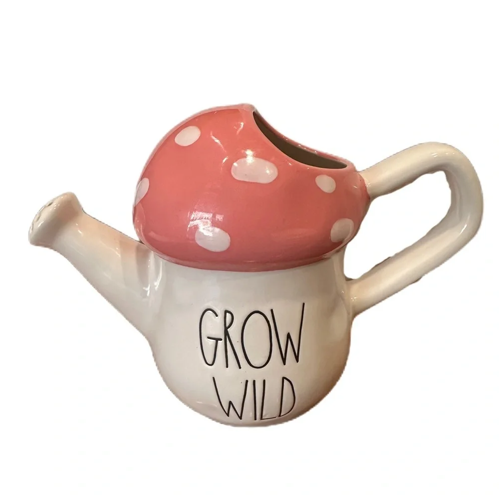Rae Dunn Ceramic Mushroom Watering Can‎ 